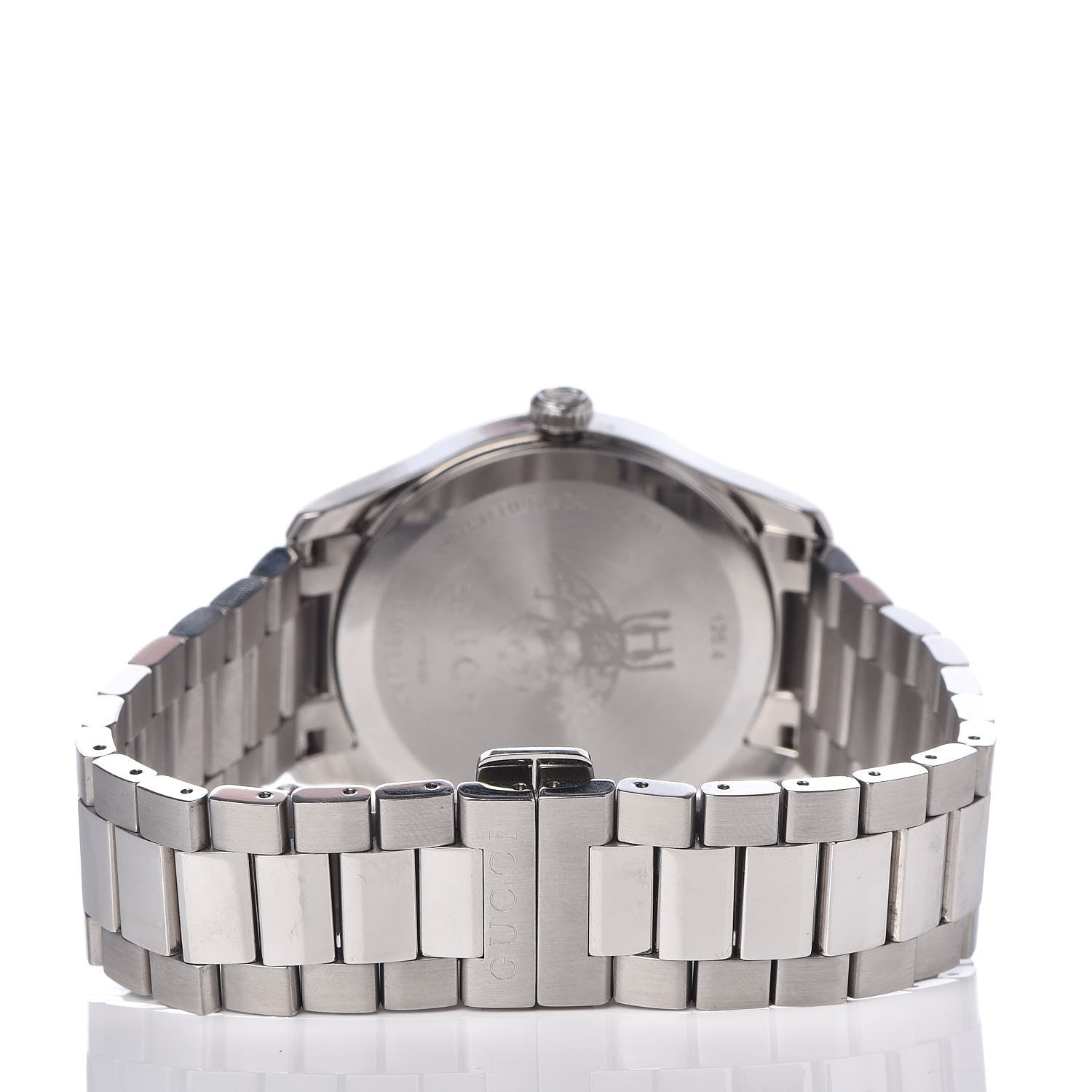Gucci Stainless Steel 38mm G-Timeless Charm Quartz Watch Black 4 of 6