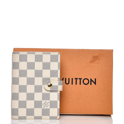 Louis Vuitton Damier Azur Small Ring Agenda Cover 7 of 7
