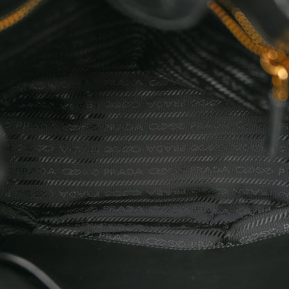 Prada Nappa Drawstring Tote Black 5 of 10