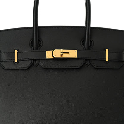 Hermes Madame Calfskin Birkin Sellier 30 Black 7 of 11