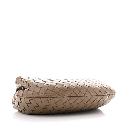 Bottega Veneta Nappa Intrecciato Teen Jodie Hobo Taupe Grey 4 of 10