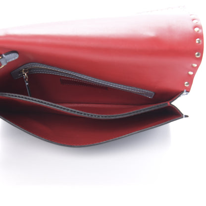 Valentino Garavani Nappa Rockstud Wristlet Clutch Grey 5 of 12
