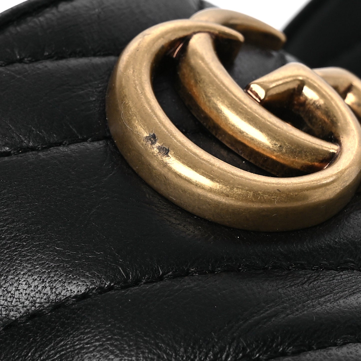 Nappa Matelasse GG Marmont Espadrille Slippers 39 Black