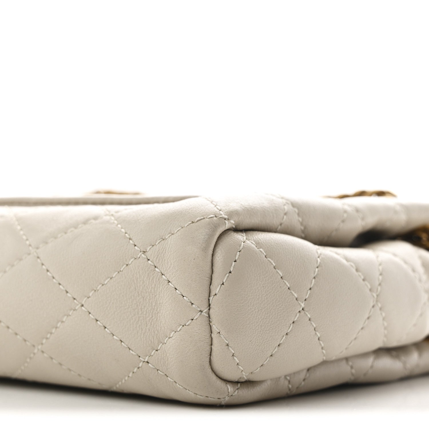 Saint Laurent Lambskin Quilted Monogram Mini Nolita Crema Soft 10 of 10