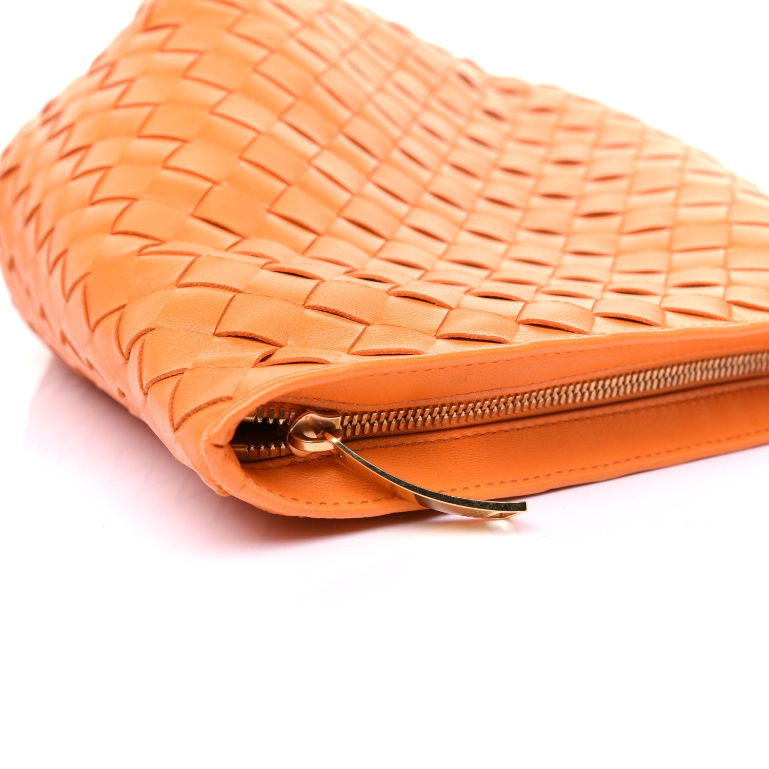 Bottega Veneta Nappa Intrecciato BV Twist Orange 6 of 13