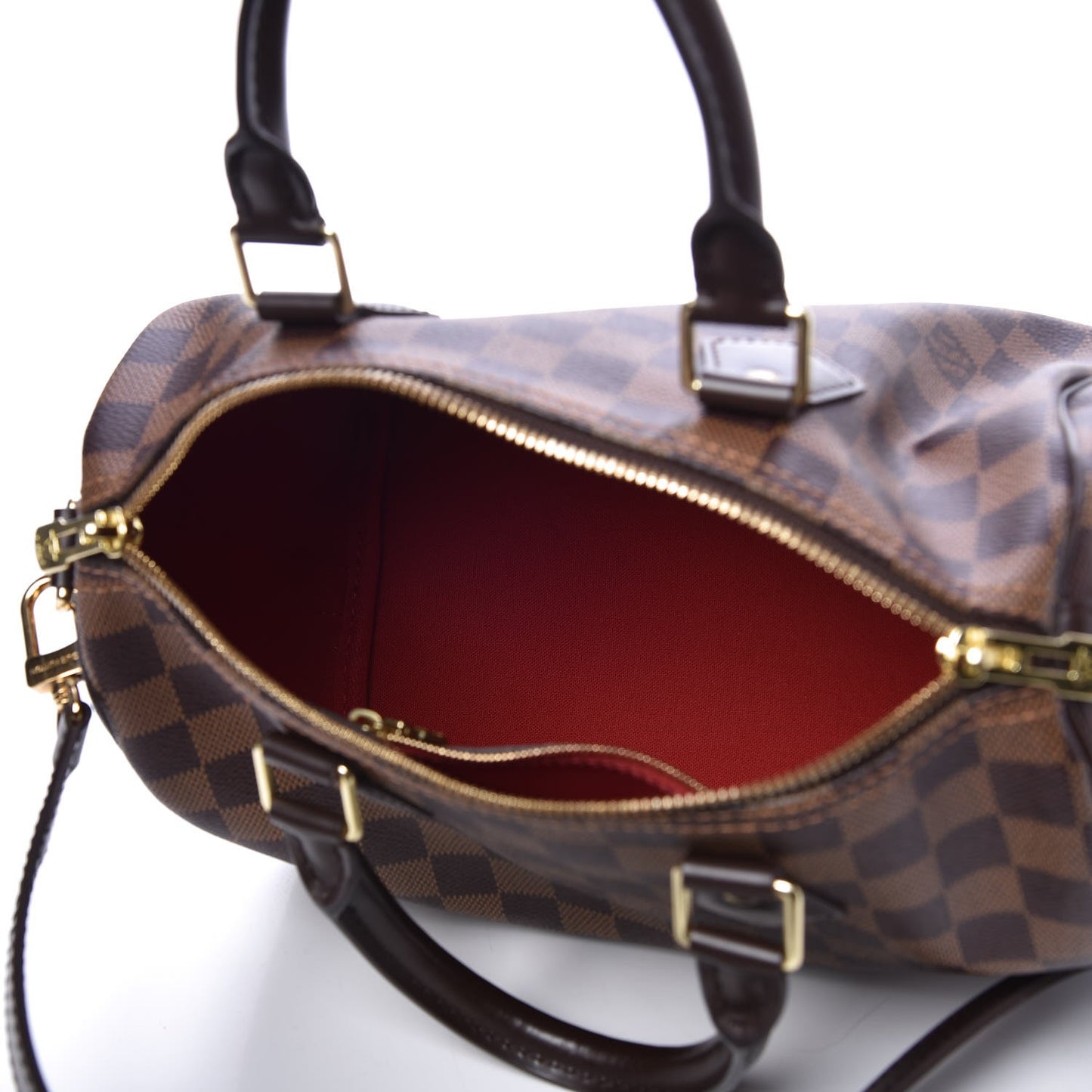 Damier Ebene Speedy Bandouliere 25