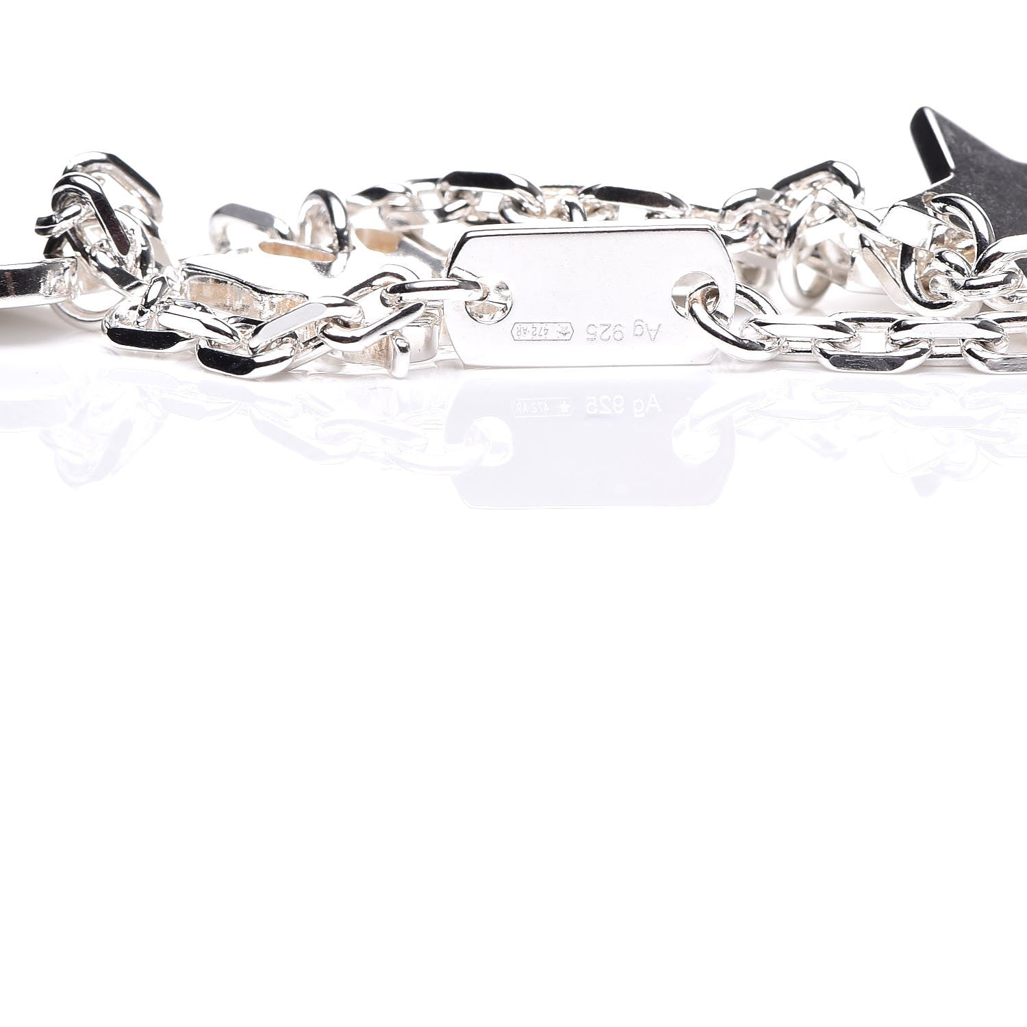 Gucci Sterling Silver Charm Bracelet 7 of 8