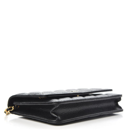 Chanel Caviar Quilted Wallet On Chain WOC Black 4 of 11