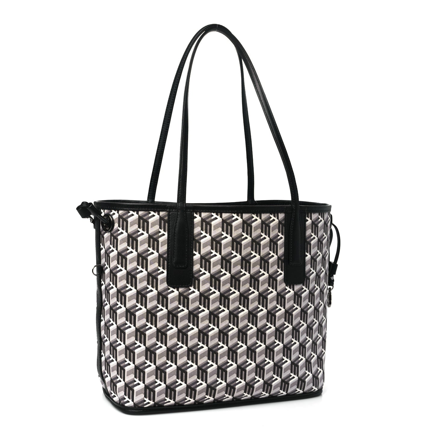 Visetos Small Liz Reversible Shopper Tote Black
