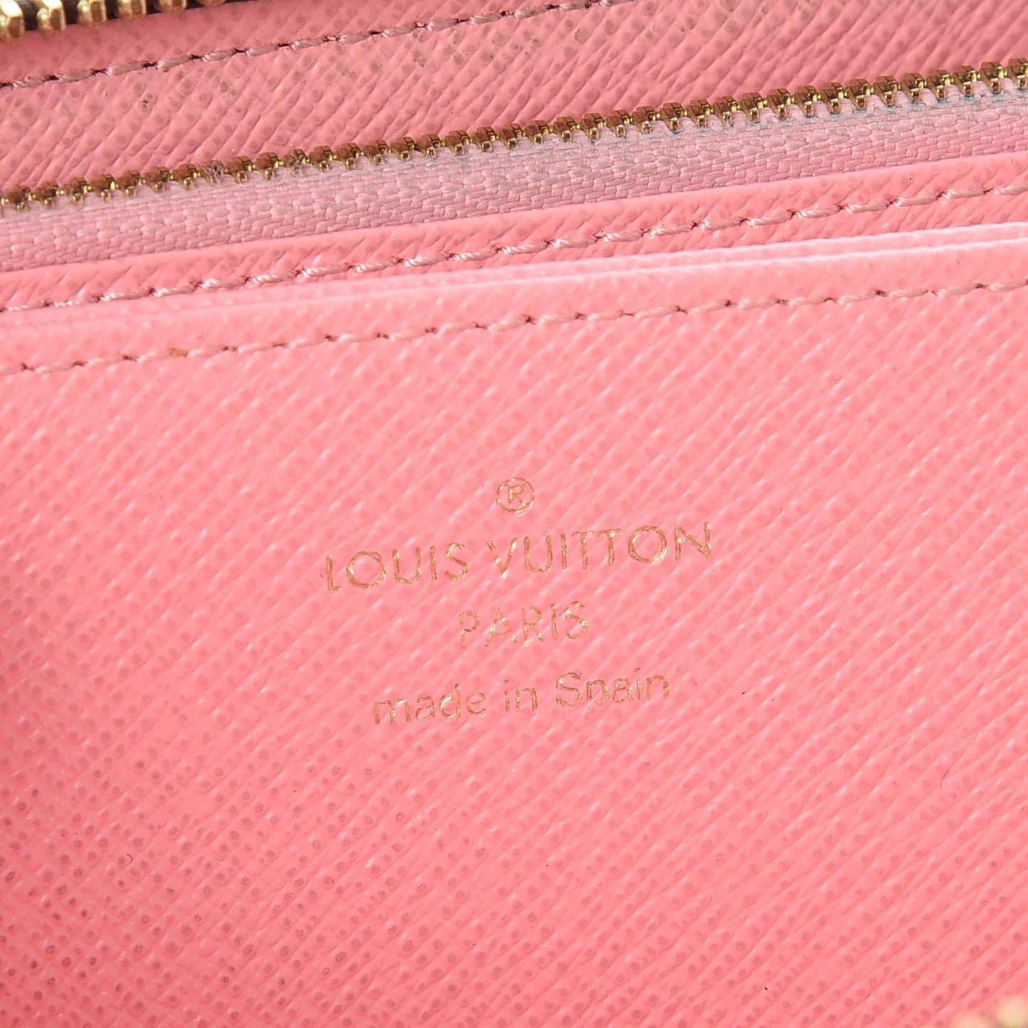 Monogram Jungle Dots Zippy Wallet Sugar Pink Poppy