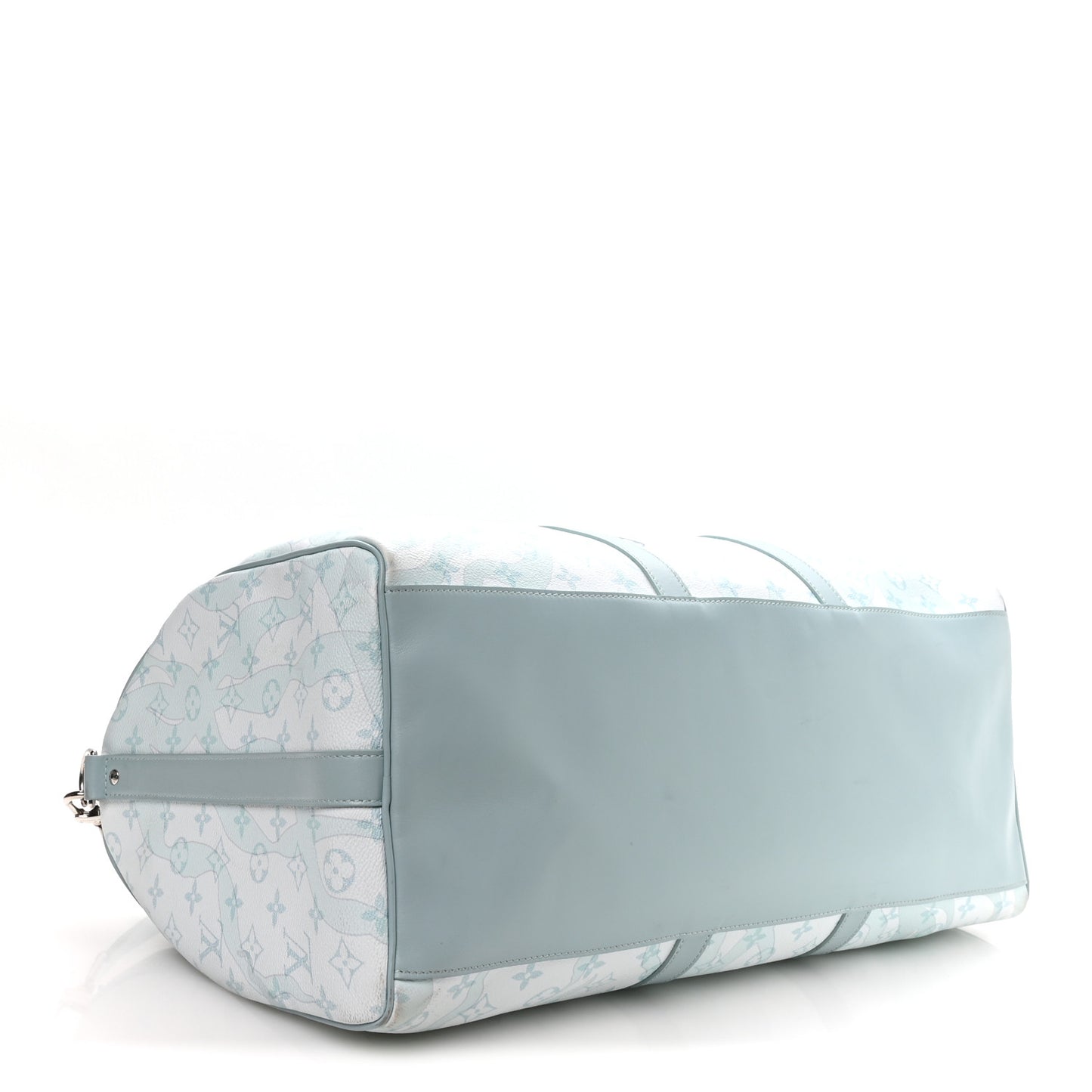 Monogram Aquagarden Keepall Bandouliere 50 Crystal Blue