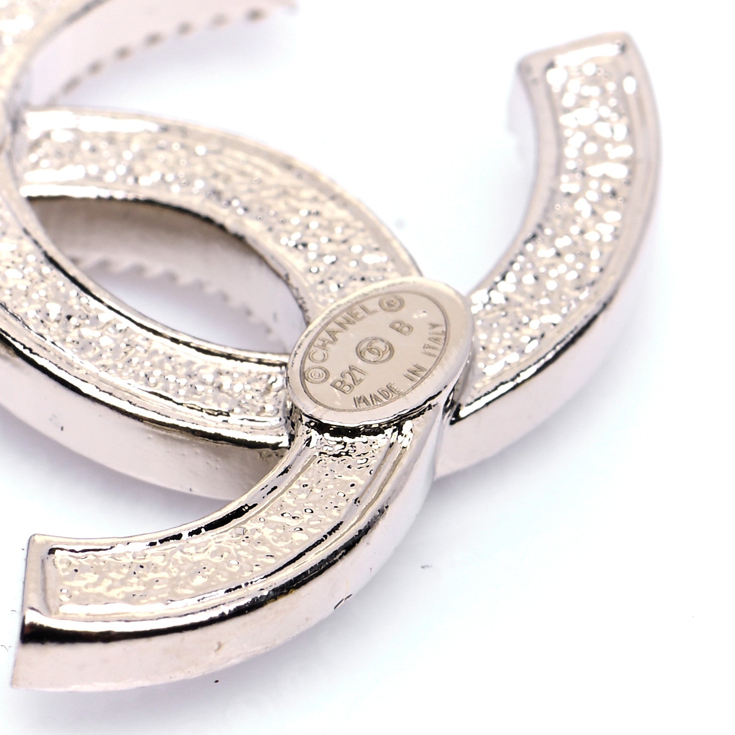 Chanel Crystal CC Earrings Gold 4 of 6