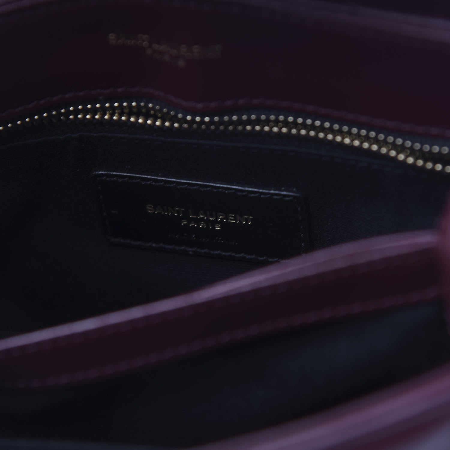 Saint Laurent Calfskin Y Quilted Monogram Toy Loulou Monogram Crossbody Bag Rouge Legion 6 of 10