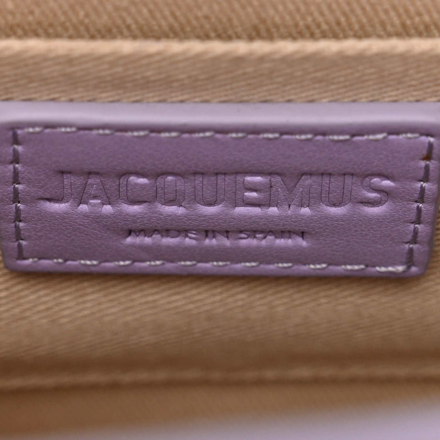 Jacquemus Smooth Calfskin Le Chiquito Noeud Lilac 6 of 13