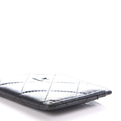 Chanel Lambskin Quilted Card Holder Black 9 of 11