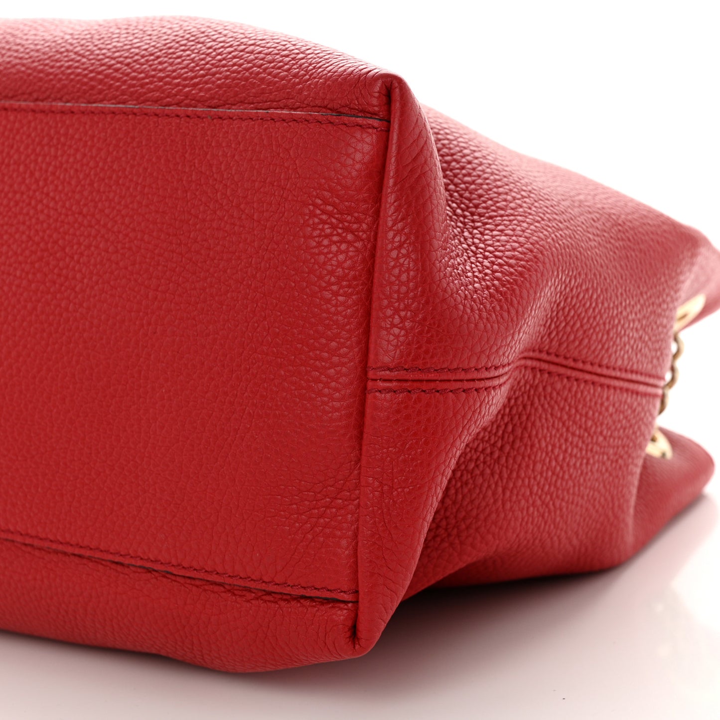 Cellarius Calfskin Medium Soho Chain Shoulder Bag Red