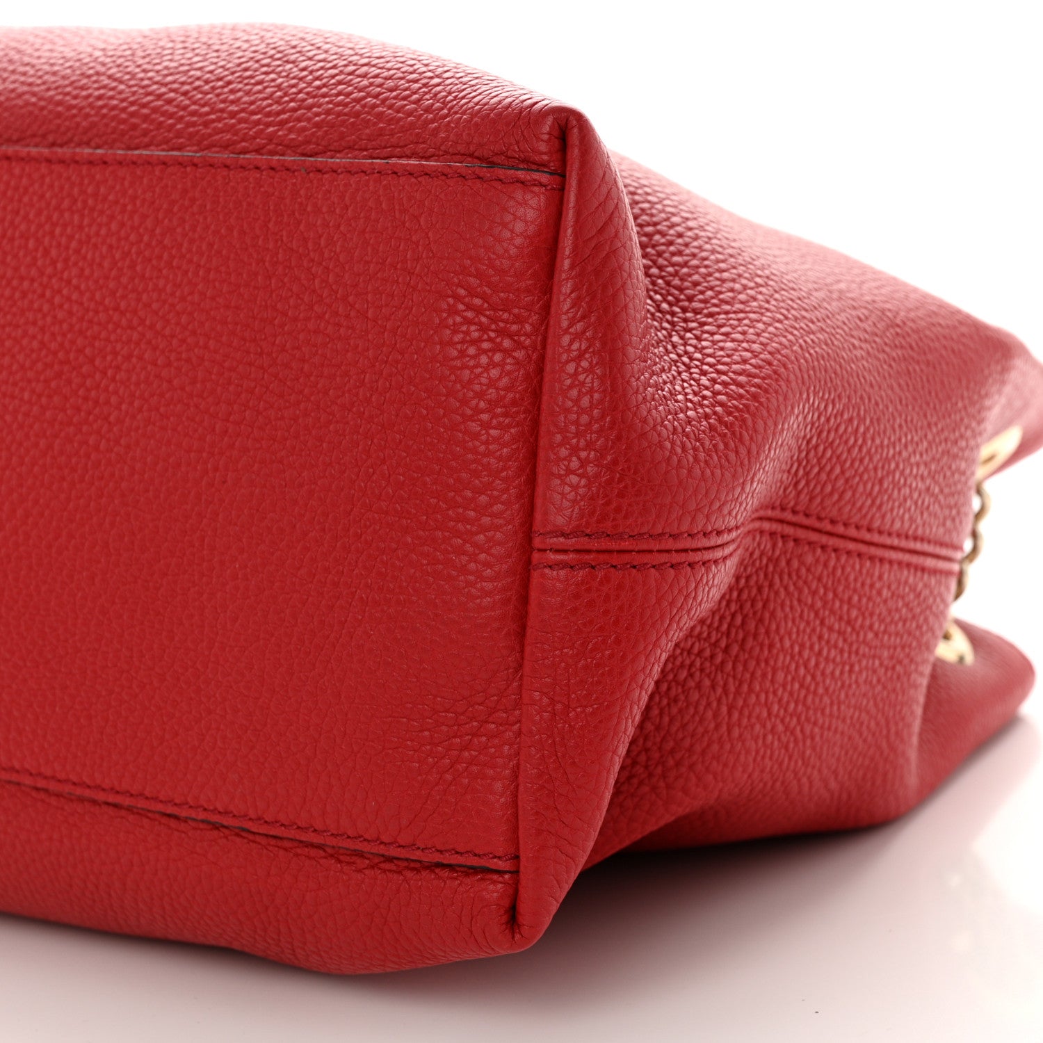 Gucci Cellarius Calfskin Medium Soho Chain Shoulder Bag Red 10 of 10