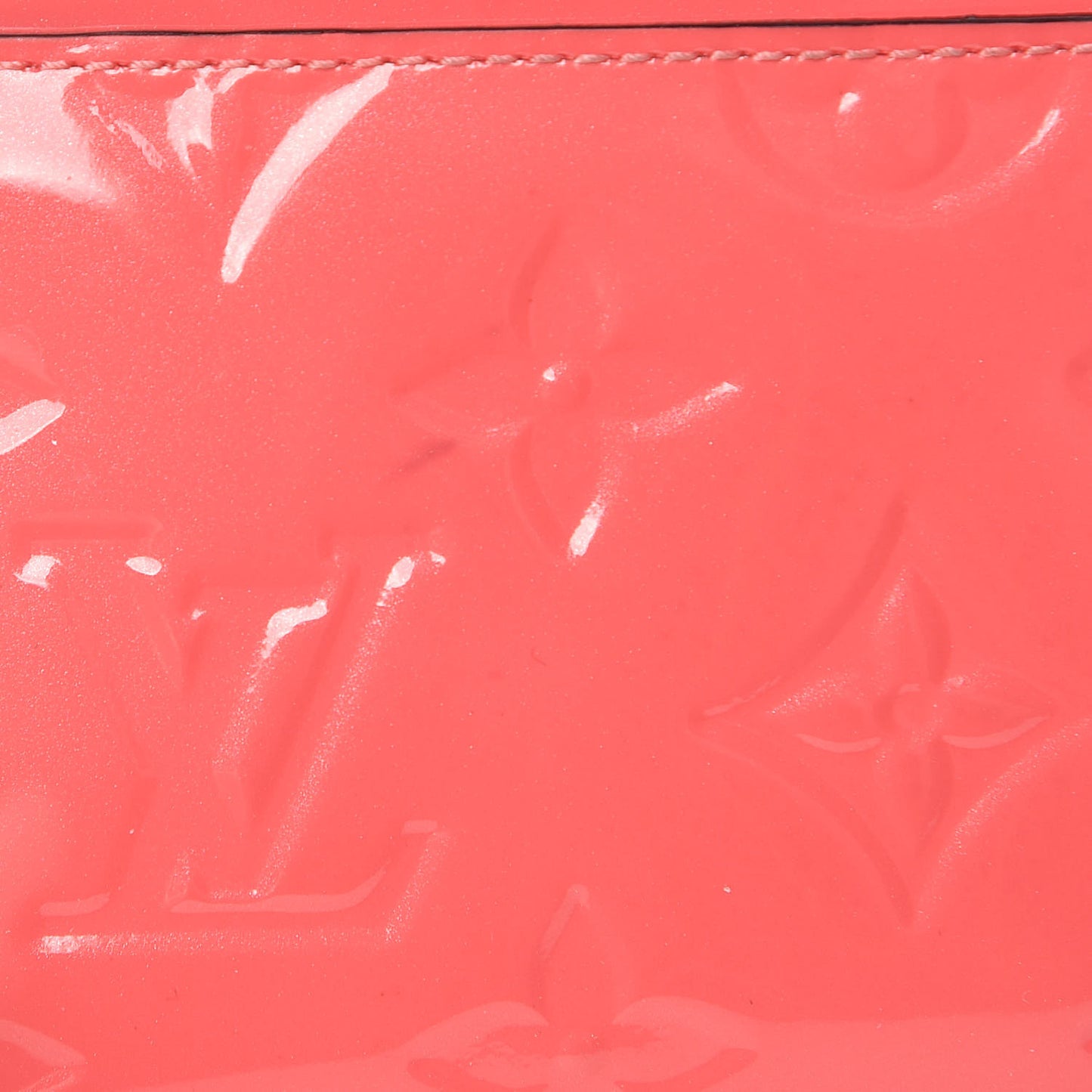 Vernis Key Pouch Rose Litchi
