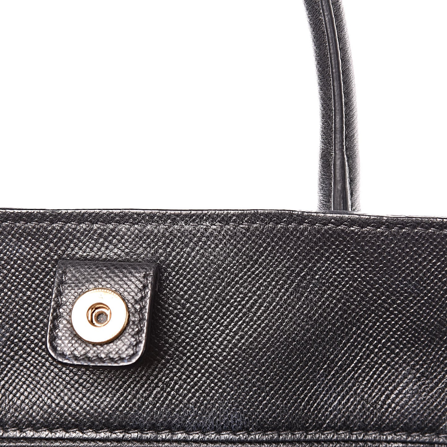 Saffiano Cuir Open Promenade Tote Black