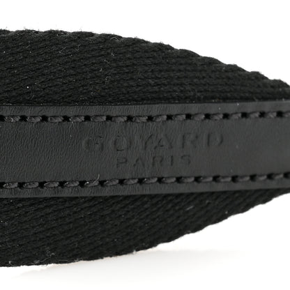 Goyard Canvas Calfskin Adjustable Shoulder Strap Black 4 of 6