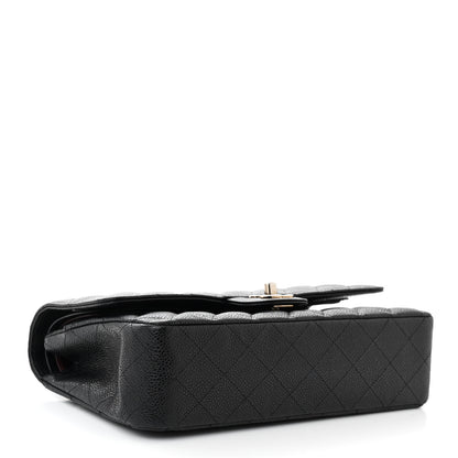 Chanel Caviar Quilted Medium Double Flap Black 4 of 10