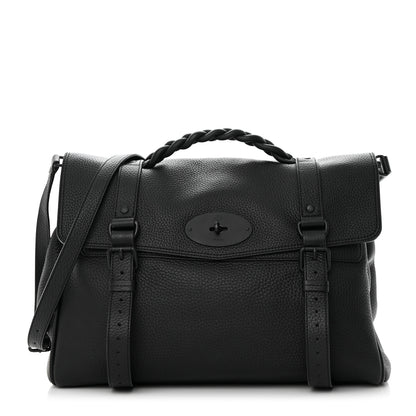 Mulberry Heavy Grain Oversized Alexa Black 1 of 11