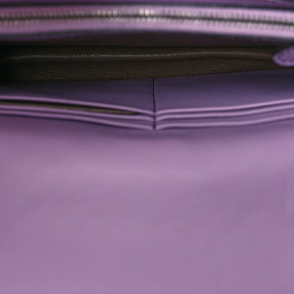 Bottega Veneta Nappa Intrecciato Studded Embellished Chain Wallet Purple 4 of 9