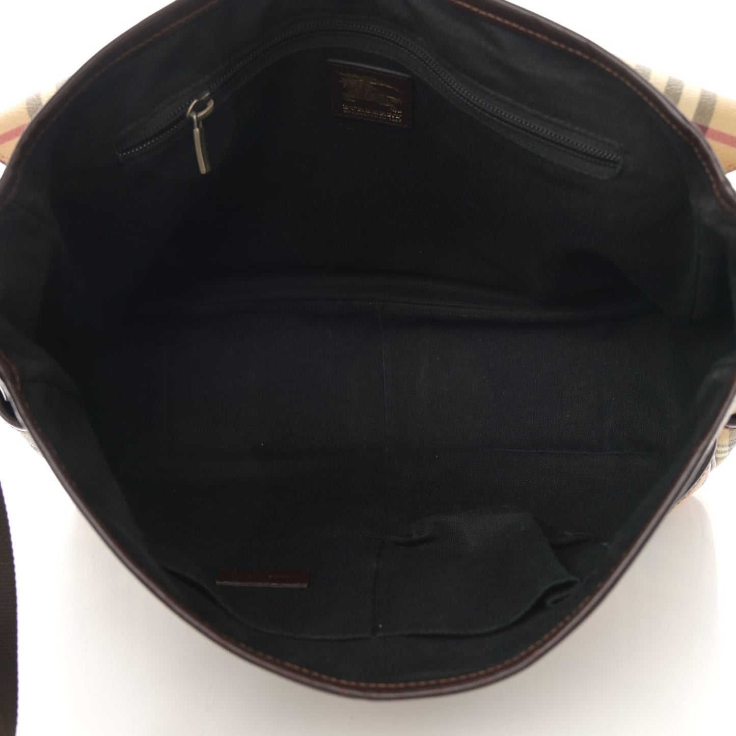 Check Messenger Bag