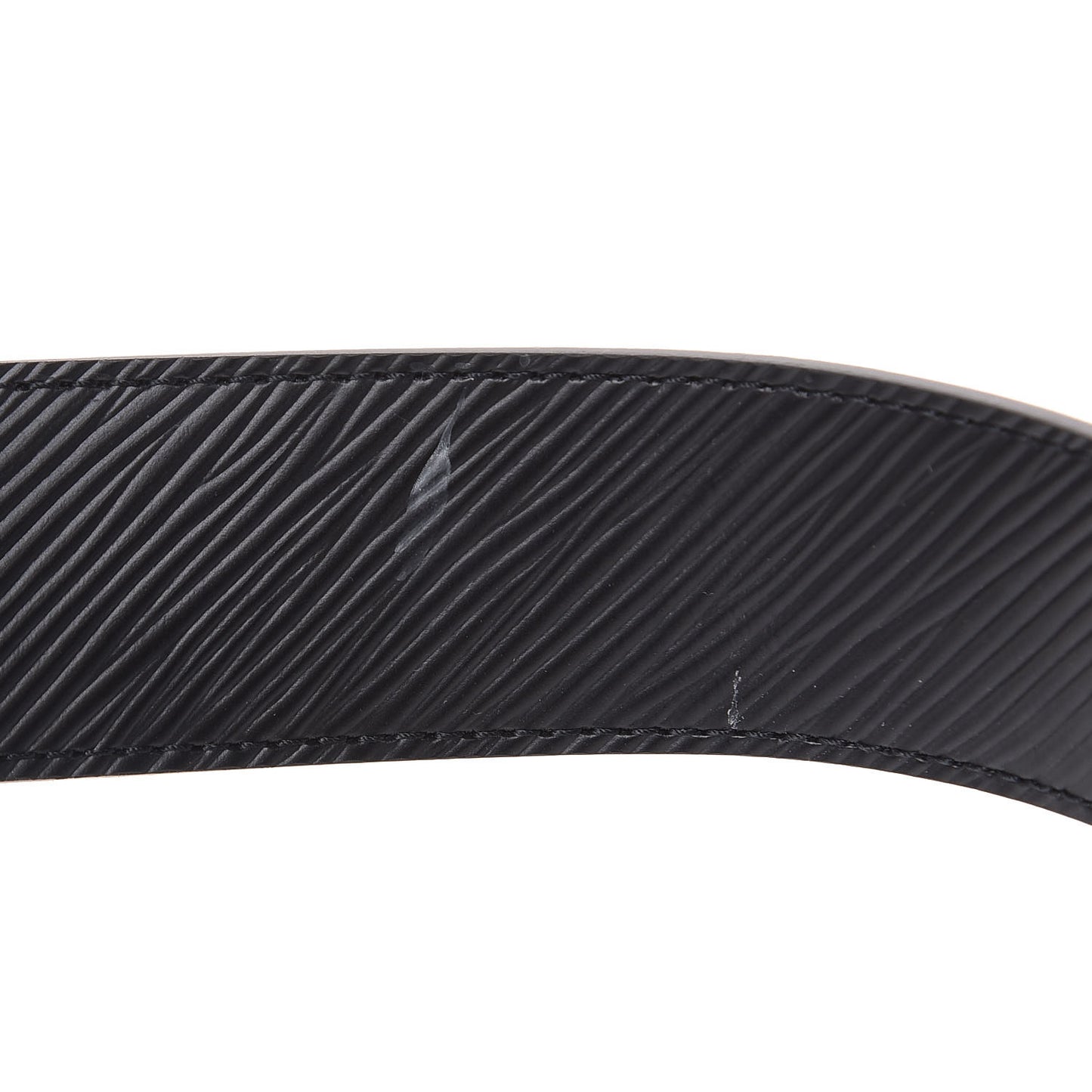 Monogram Epi 35mm LV Circle Reversible Belt 80 32 Black