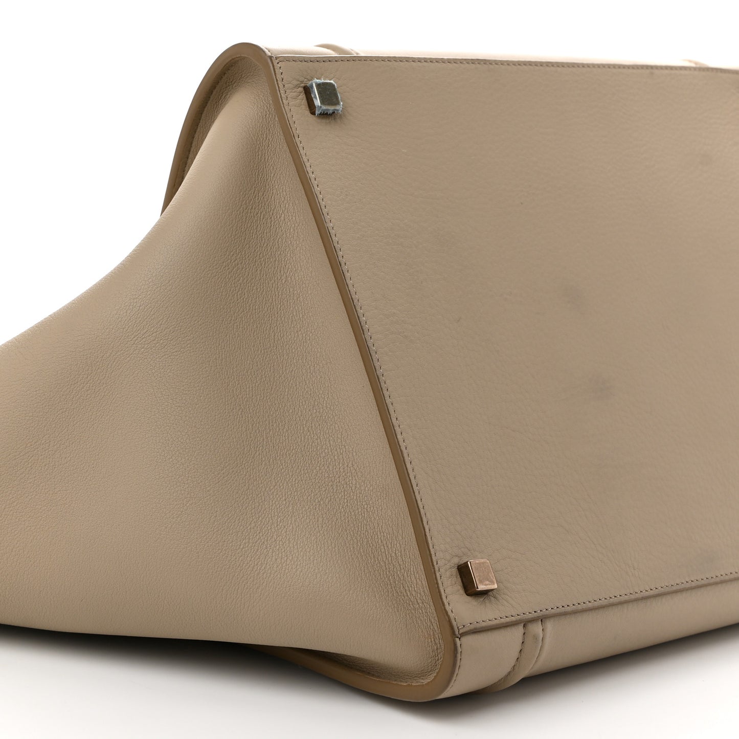 Supple Calfskin Medium Phantom Luggage Beige