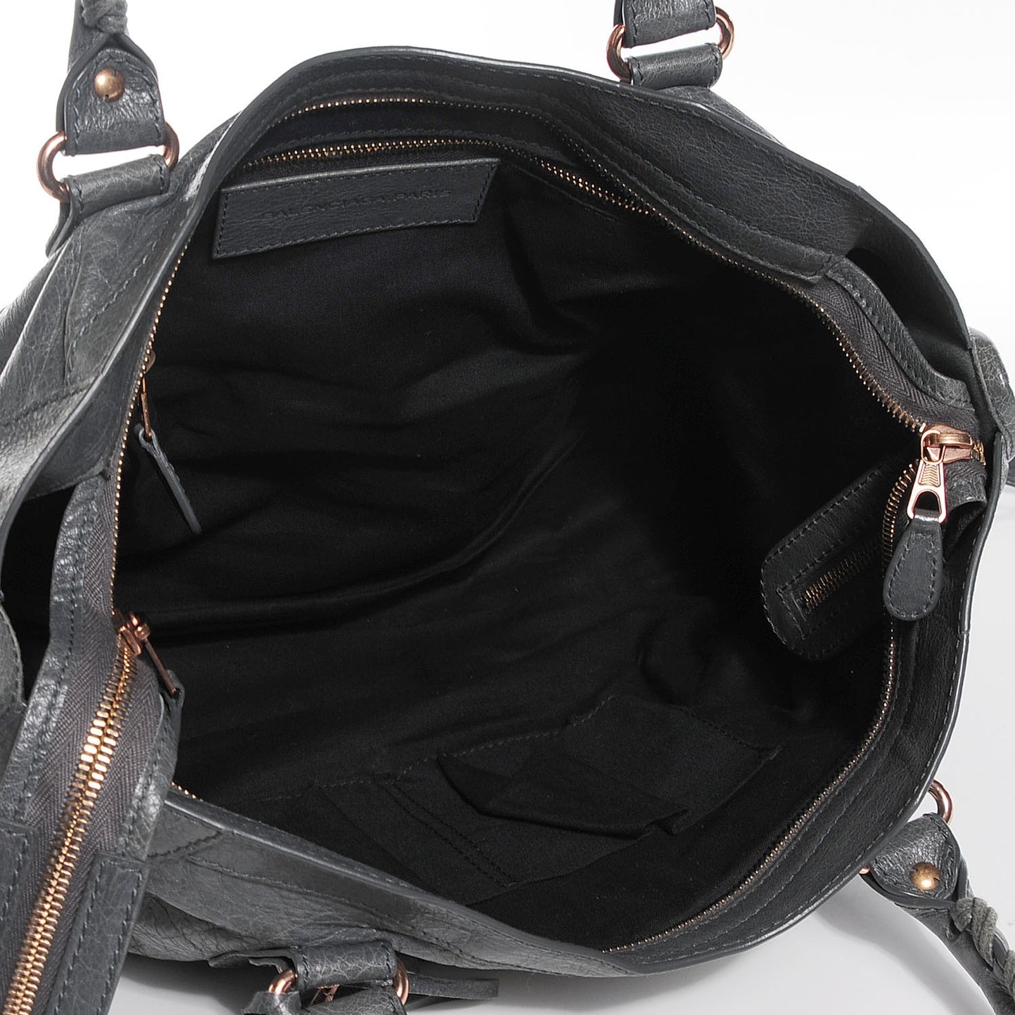 Agneau Giant 12 Rose Gold Hardware City Gris Tarmac
