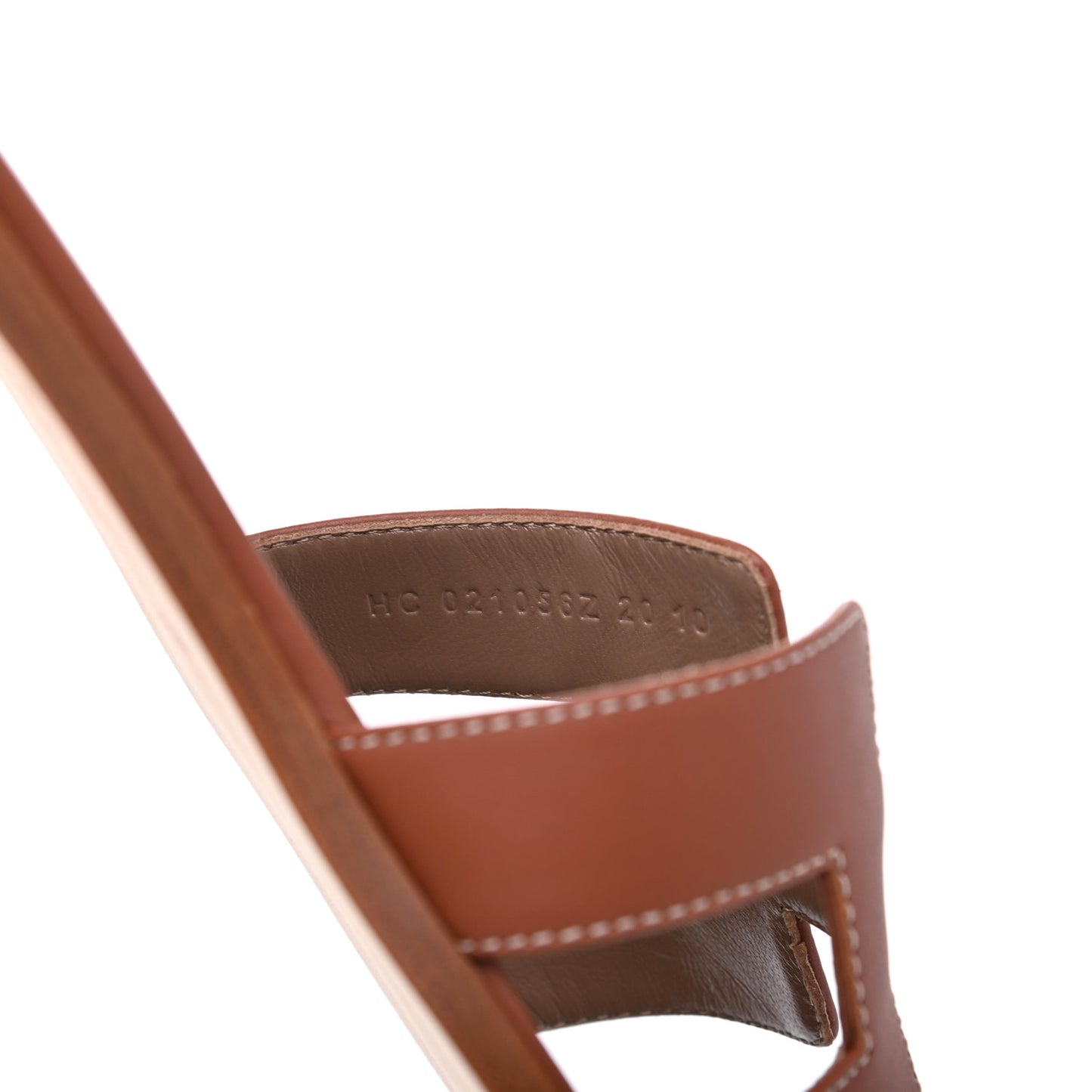 Box Calfskin Oran Sandals 37 Gold