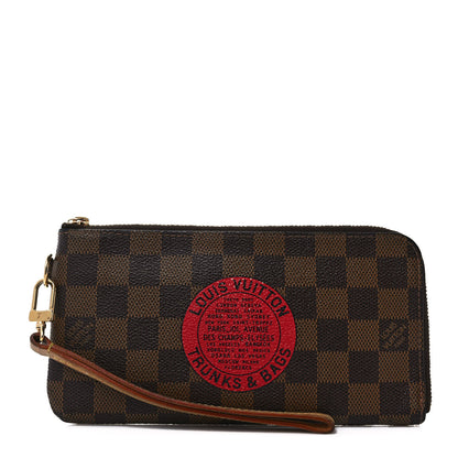Louis Vuitton Damier Ebene Complice Trunks and Bags Wallet Red 1 of 8