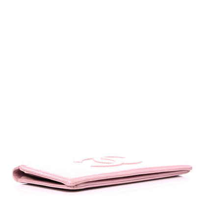 Chanel Caviar Timeless CC Yen Wallet Pink 4 of 17