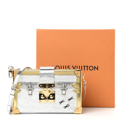 Louis Vuitton Metallic Epi Petite Malle Silver 10 of 10