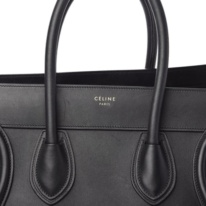 Celine Smooth Calfskin Mini Luggage Black 9 of 9