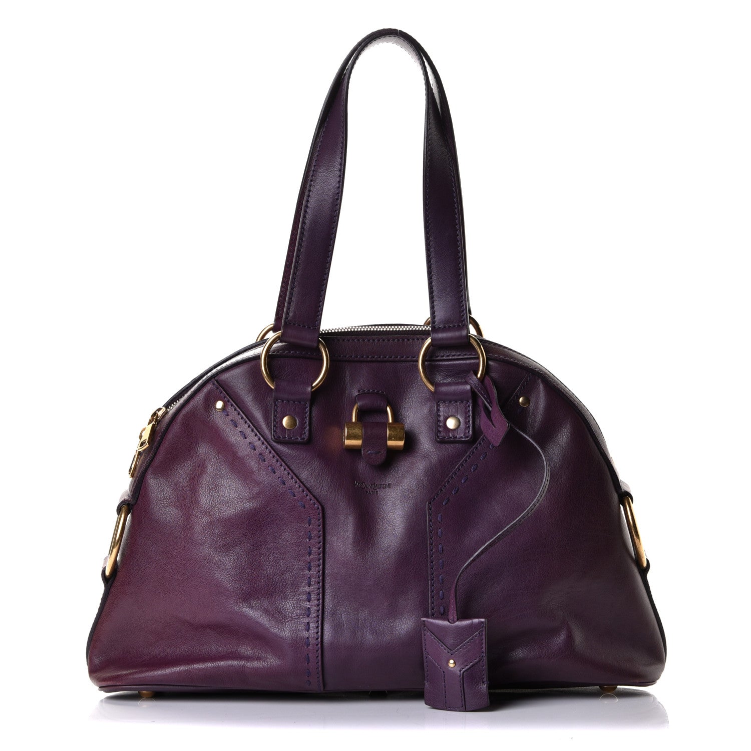 Saint Laurent Calfskin Medium Muse Purple 1 of 5