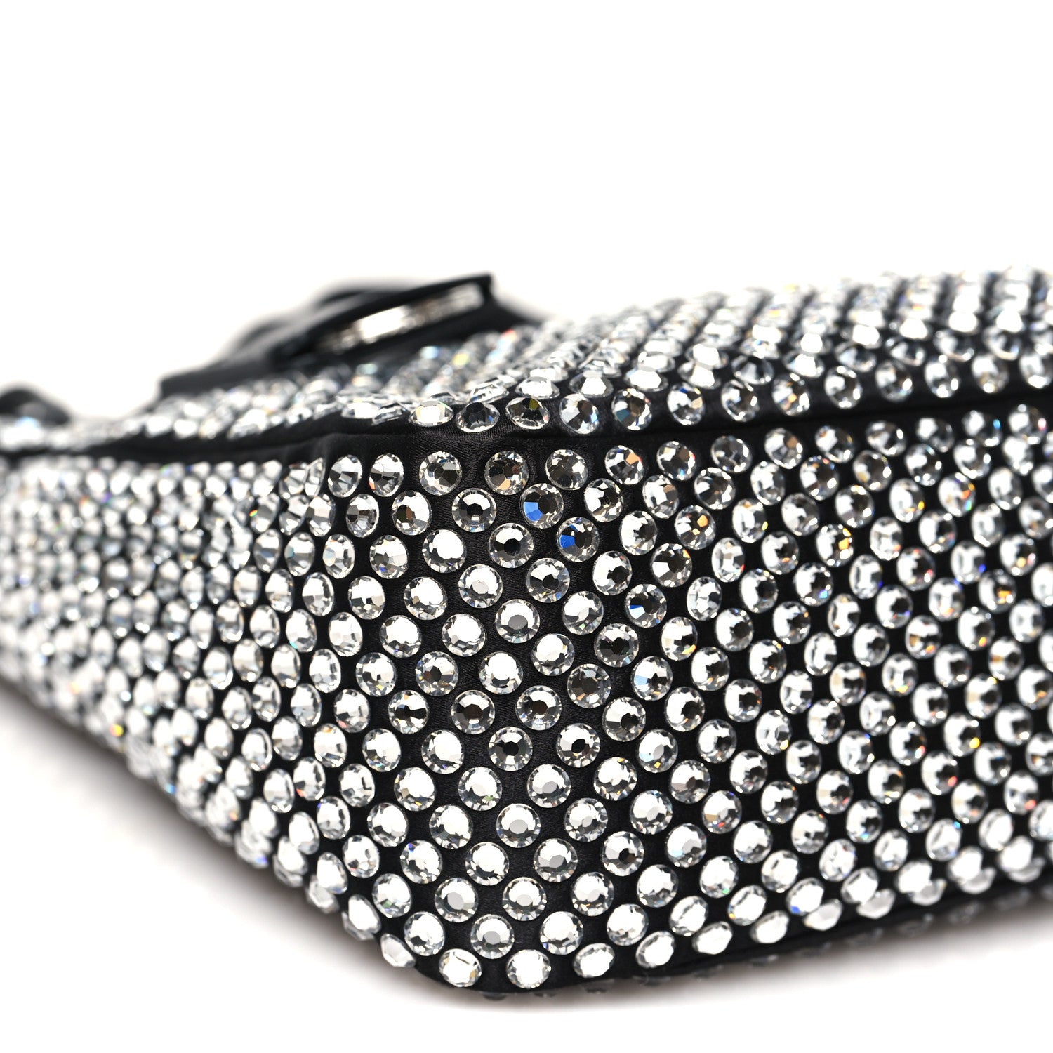 Prada Satin Crystal Mini Re-Edition 2000 Bag Cristal 9 of 10