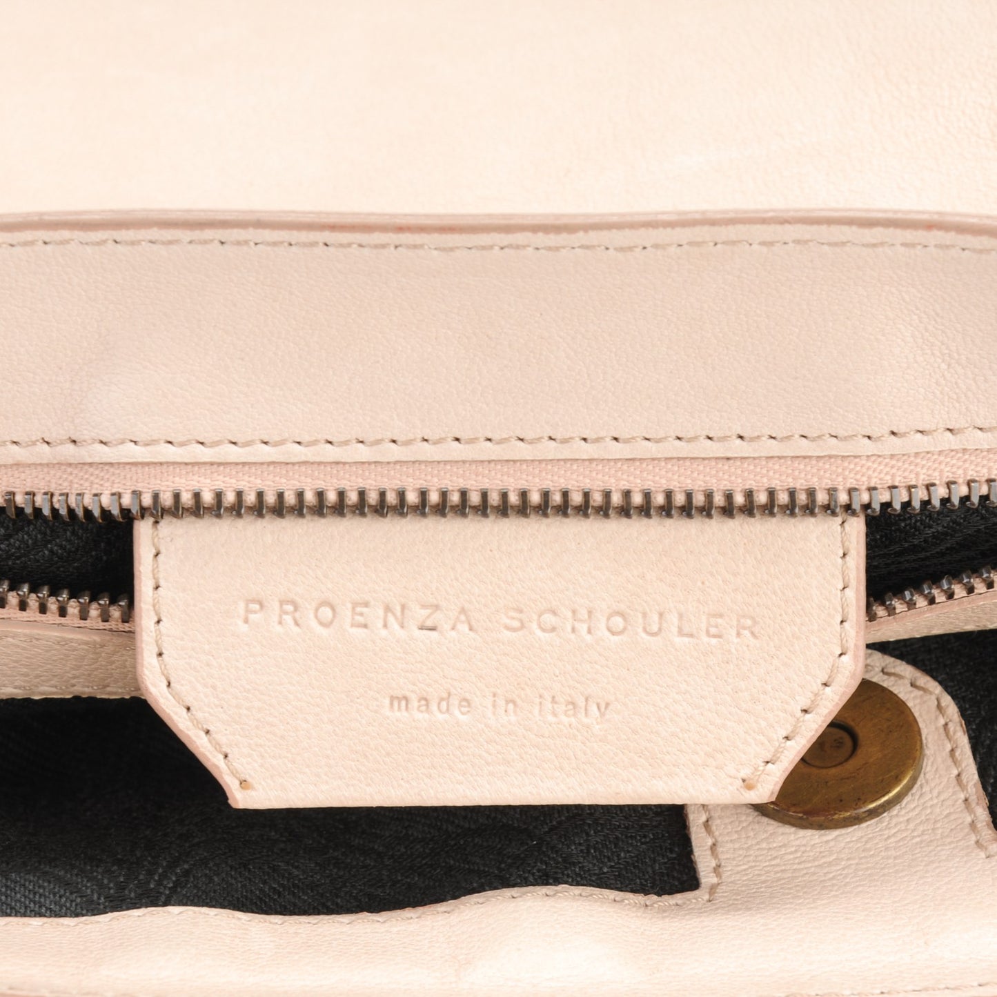 Lambskin Medium PS1 Satchel Nude