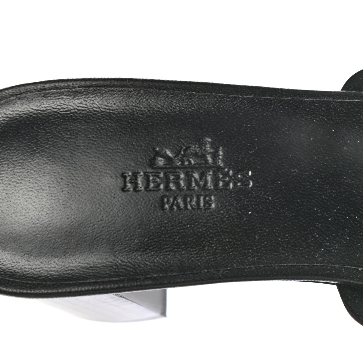 Metallic Nappa Tandem Sandals 37 Black Dore