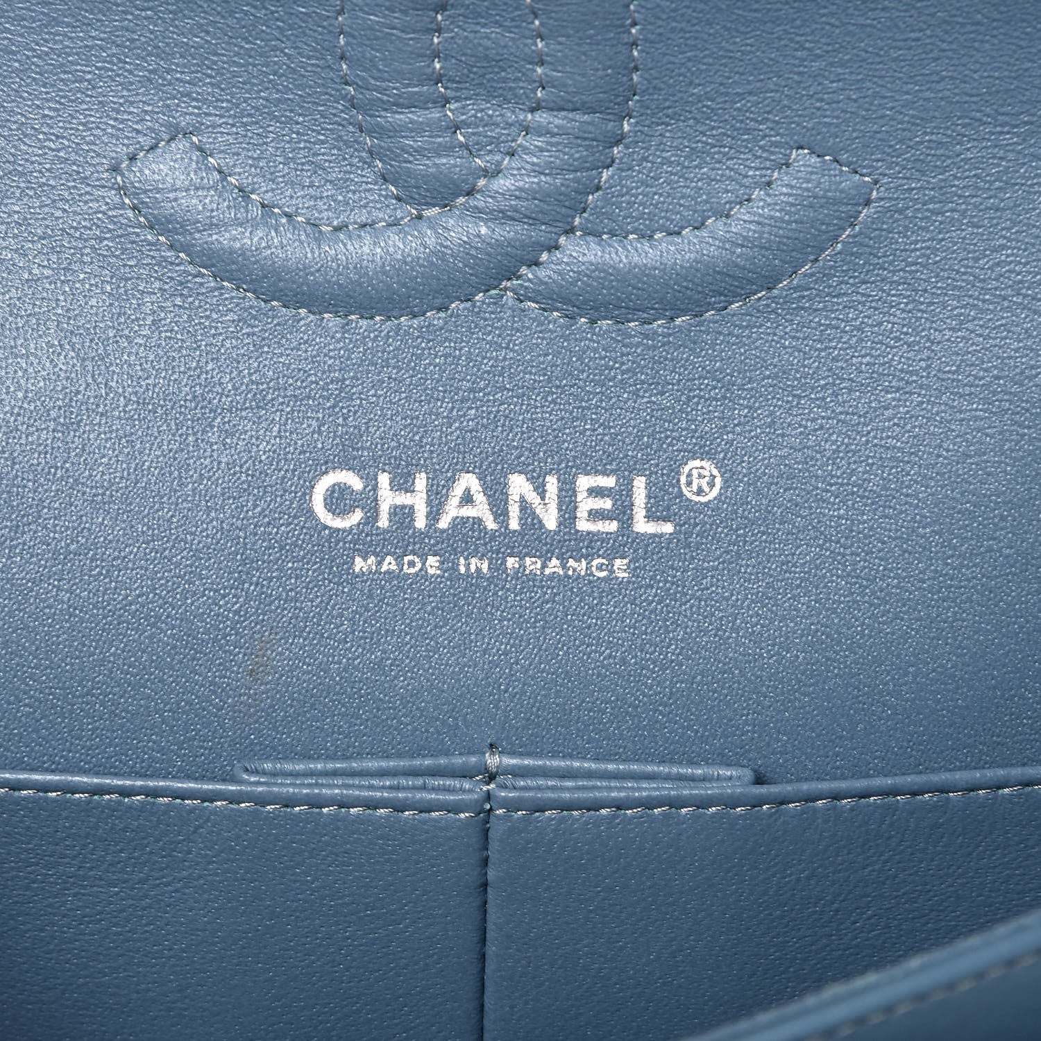Chanel Patent Calfskin Quilted Medium Double Flap Turquoise 6 of 9