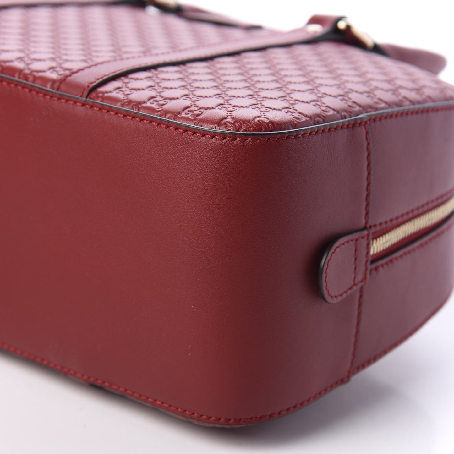 Soft Microguccissima Medium Crossbody Bag Rosso