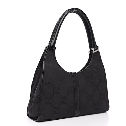Gucci Monogram Jackie Shoulder Bag Black 3 of 17