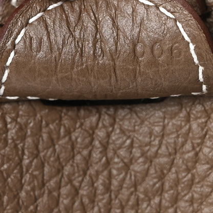 Hermes Taurillon Clemence Evelyne III PM Etoupe 7 of 10