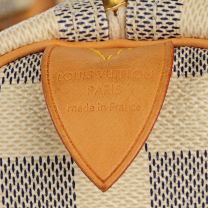 Louis Vuitton Damier Azur Speedy 30 6 of 7