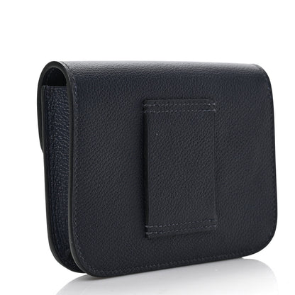 Hermes Evercolor Constance Slim Wallet Bleu Nuit 4 of 7