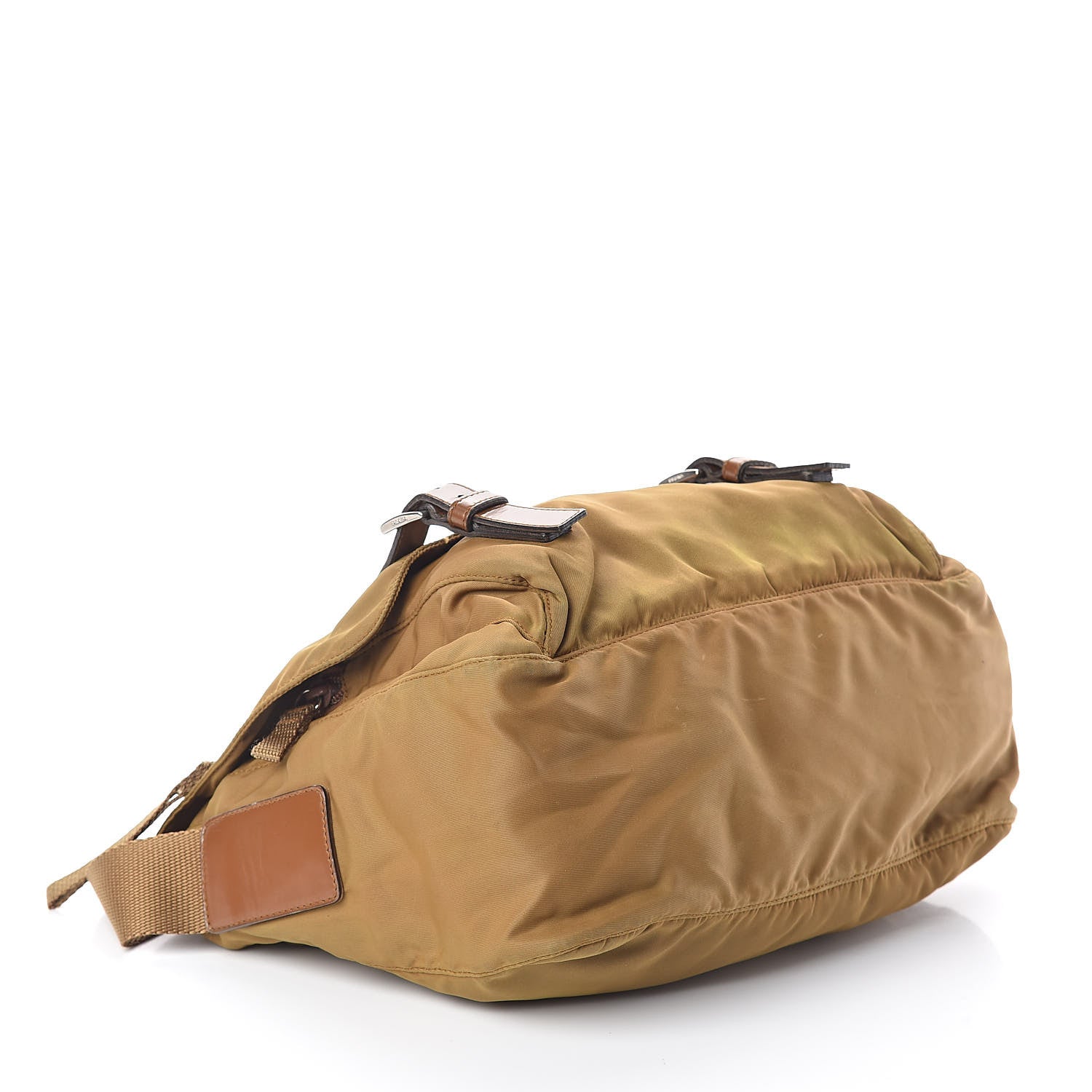 Prada Tessuto Nylon Vela Sport Messenger Bag Brown 4 of 13