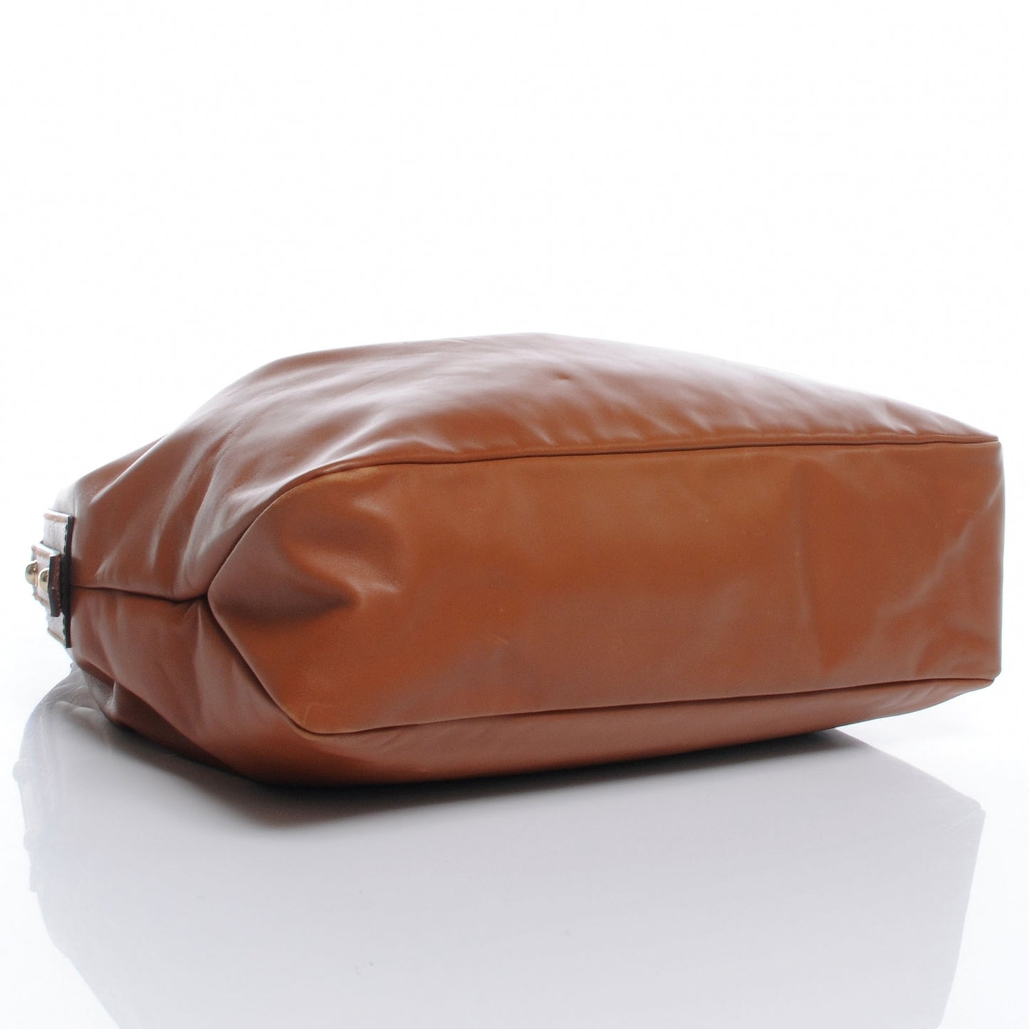 Leather Medium Horsebit Chain Hobo