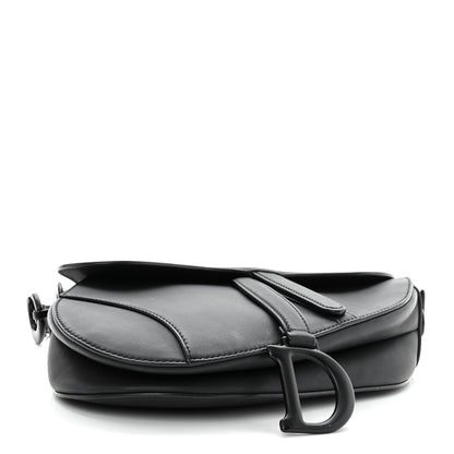 Christian Dior Ultra Matte Calfskin Saddle Bag Black 4 of 10