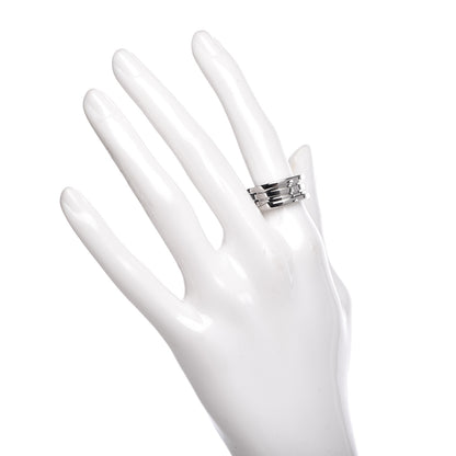 Bulgari 18K White Gold B.Zero1 Three-Band Ring 51 5.75 2 of 4